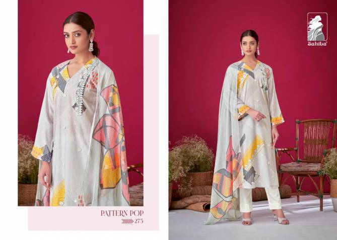 Pattern Pop By Sahiba Moscow Cotton Dress Material Wholesale Clothing Suppliers In India
